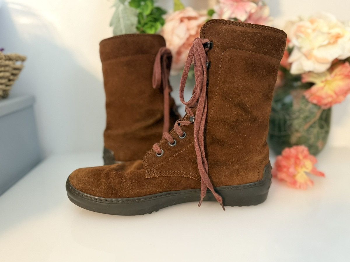 Tod's Tod’s Rubber Soled Suede Boots Brown Size 37/7 Boho Vintage Size US 7 / IT 37 - 12 Thumbnail