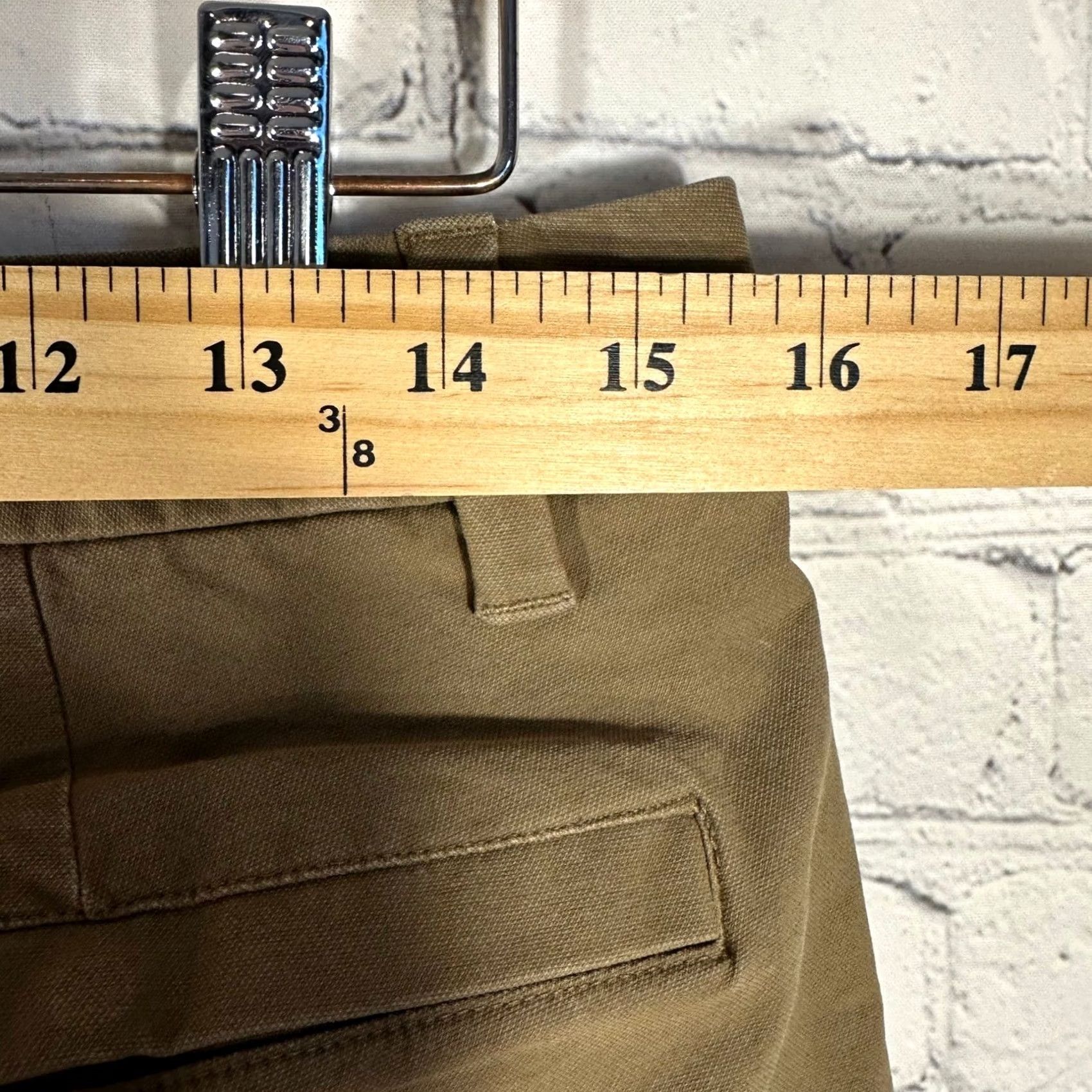 Lululemon Lululemon Mens ABC Pant Slim Fit 31 Dark Khaki Chino Trousers LM5AXAS Size US 31 - 6 Thumbnail