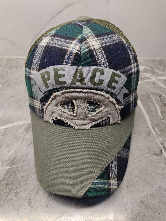Japanese Brand Vintage Peace Collective Cap Hat Size ONE SIZE - 2 Thumbnail