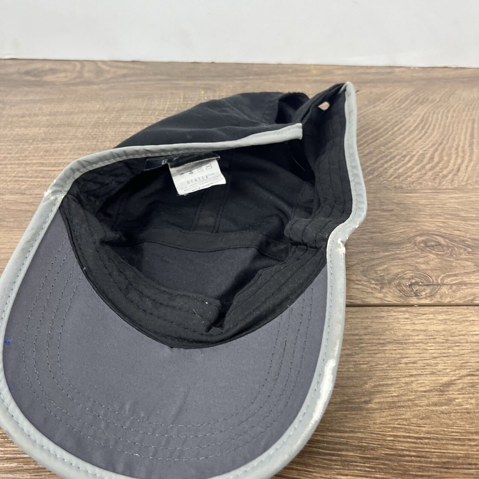 Other Gray Running Hat Gray Athletic Cap Adjustable Hat Gray Adult Size ONE SIZE - 15 Thumbnail