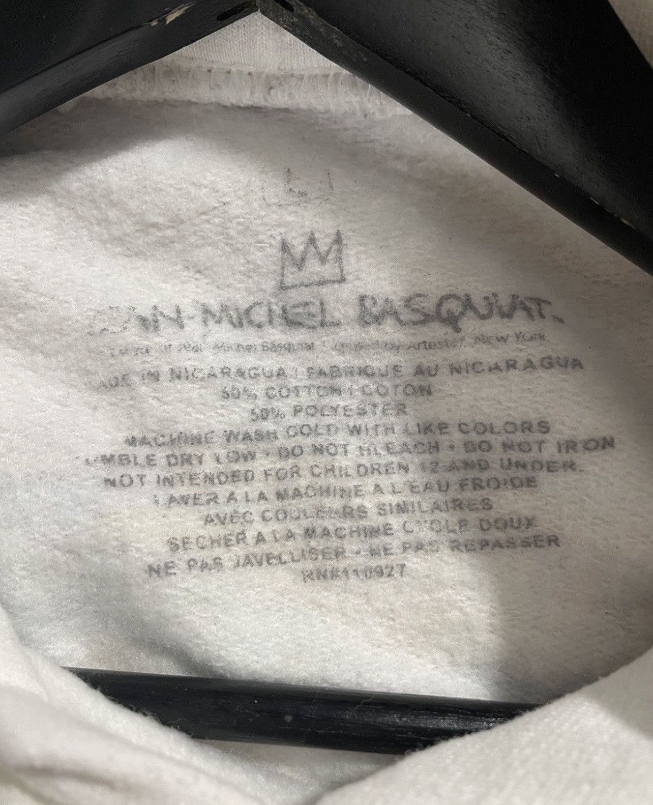 Jean-Michel Basquiat Vintage Y2K Jean Michel Basquiat Boxy Fit Hoodie Size US L / EU 52-54 / 3 - 11 Thumbnail