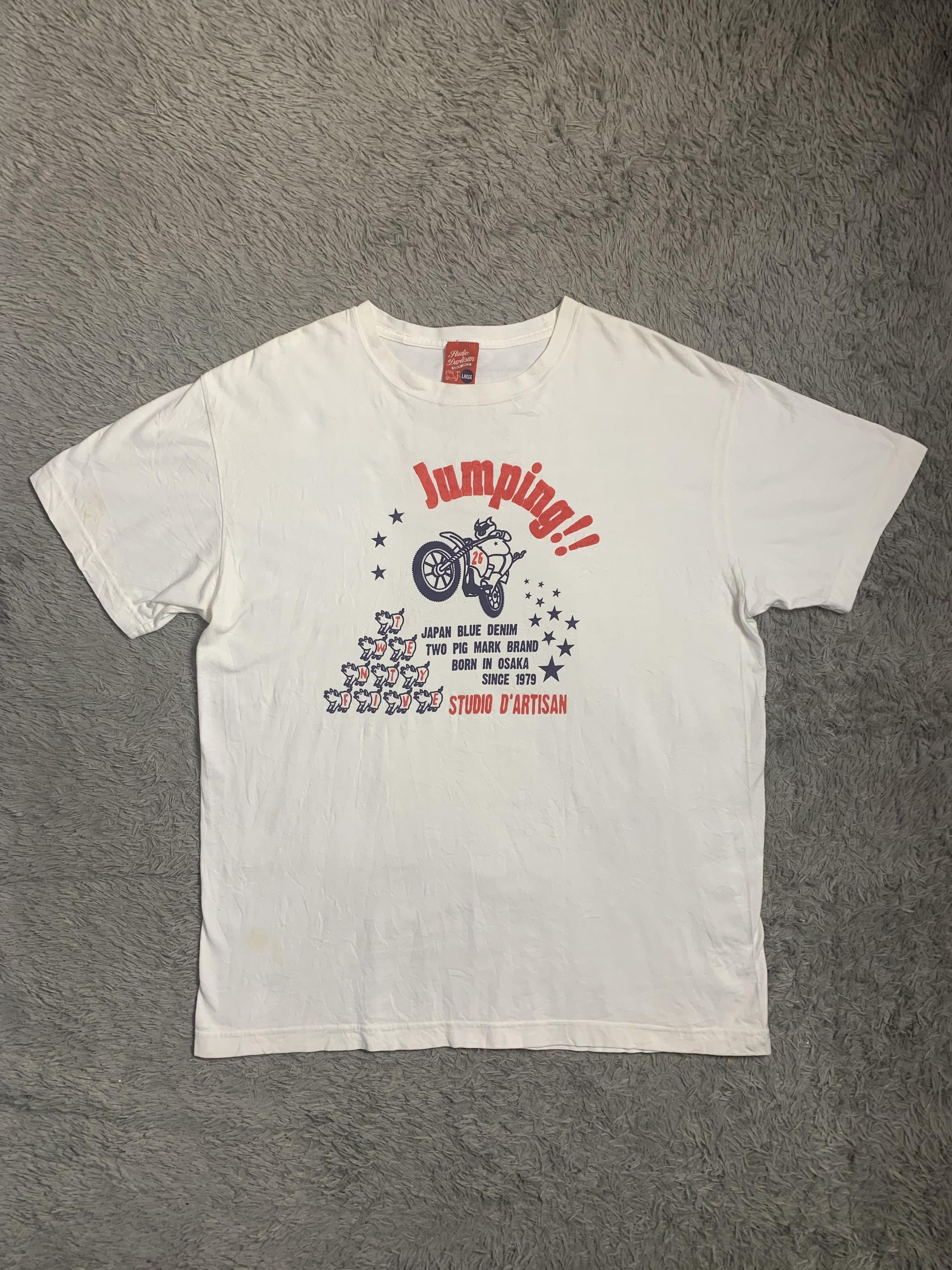 Studio D'Artisan Vintage Studio D'Artisan Japanese brand nice design t-shirt Size US L / EU 52-54 / 3 - 1 Thumbnail