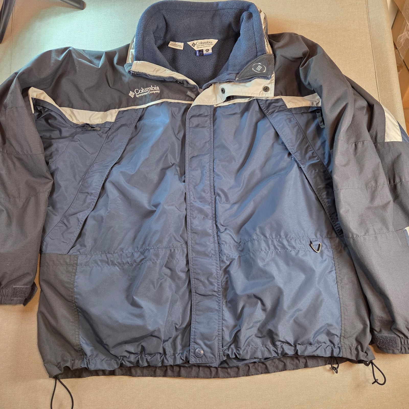 Columbia Columbia Interchange Core Jacket XXL Fleece 2001 Size US XXL / EU 58 / 5 - 6 Thumbnail