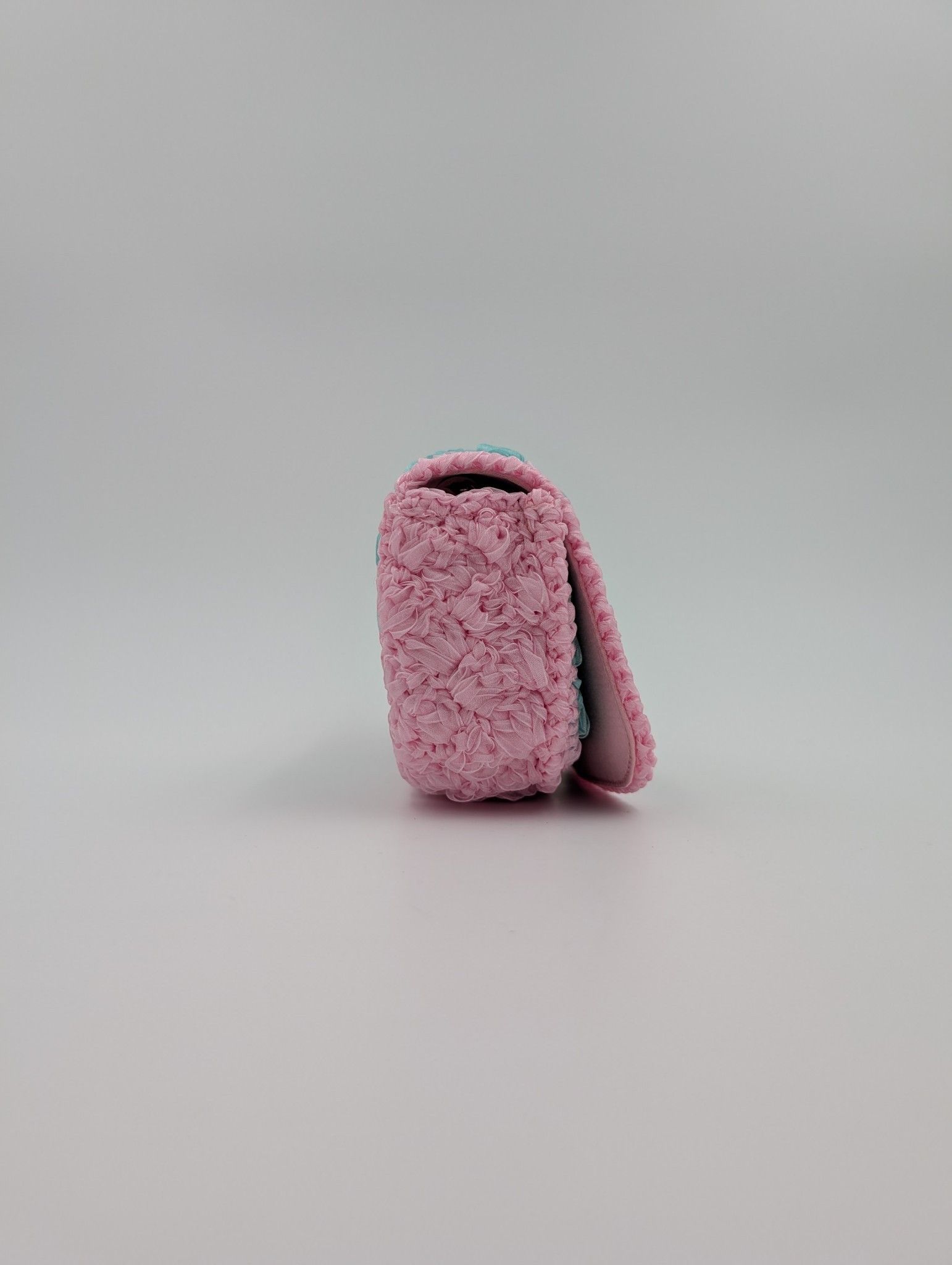Roger Vivier Pink And Mint Viv Choc Mini Bag Size ONE SIZE - 4 Thumbnail