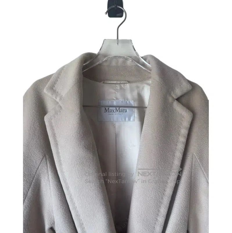 Max Mara MaxMara Camel Wool Mid-Length Coat for Women . Size M / US 6-8 / IT 42-44 - 6 Thumbnail