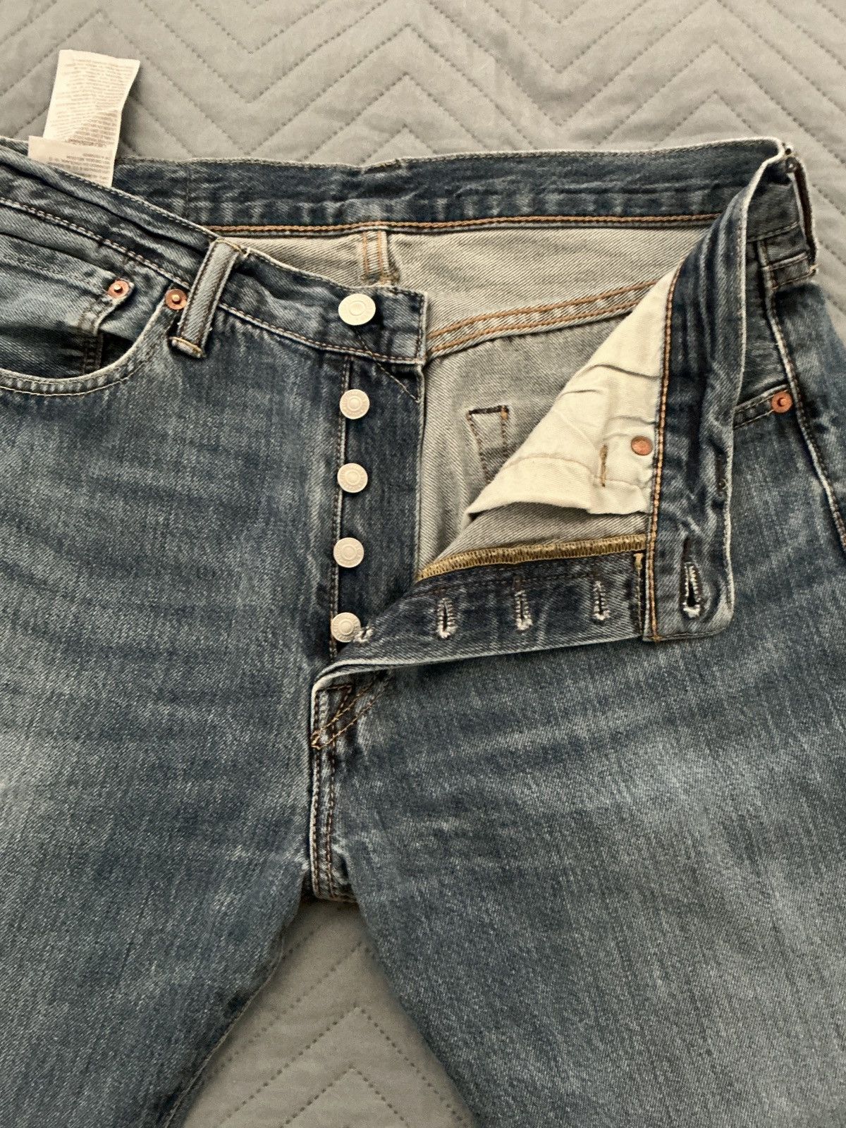 Levi's Levi’s 501 – Iconic Button Fly – W32 L32 – Perfect Fade Size US 32 / EU 48 - 14 Thumbnail
