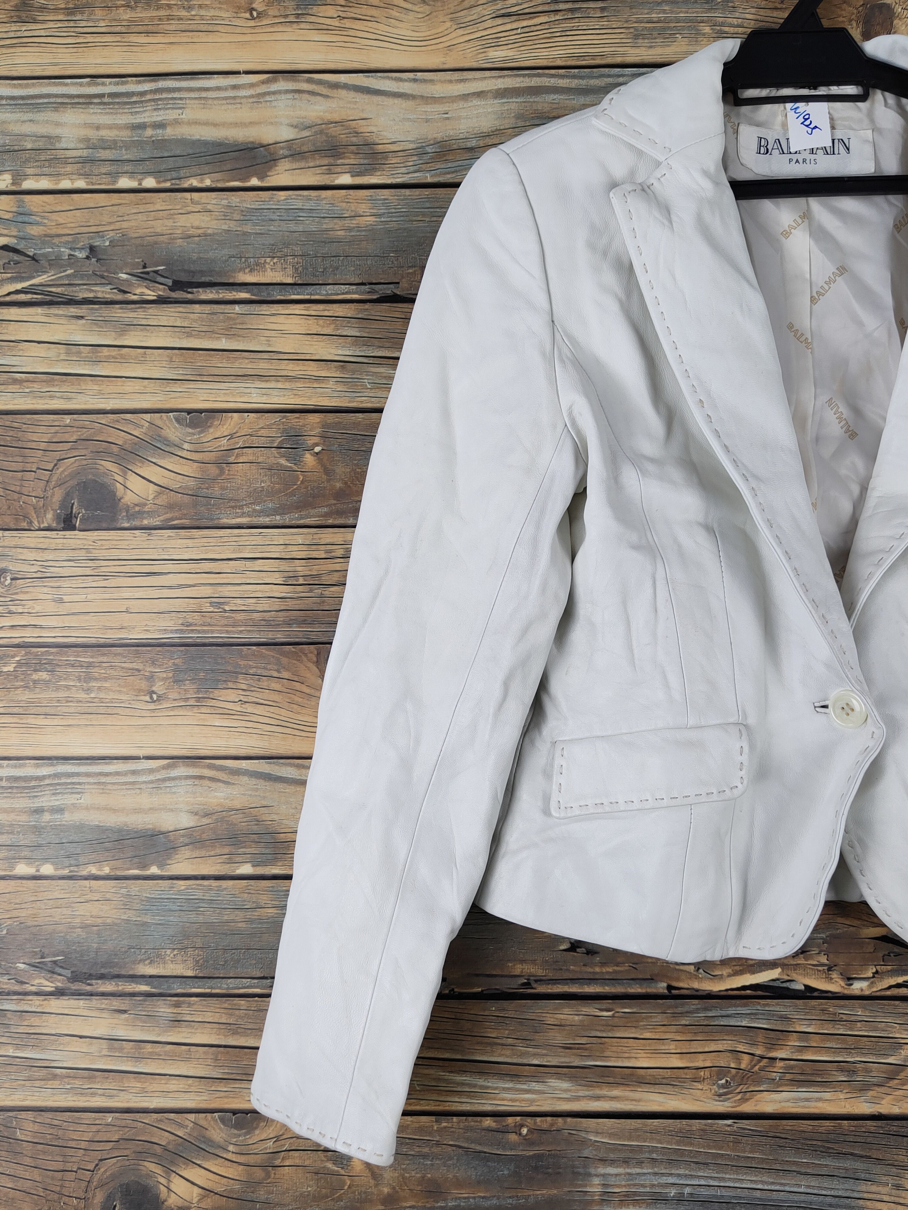 Balmain DL Balmain japan vintage White Blazers #W1925 Size S / US 4 / IT 40 - 3 Thumbnail