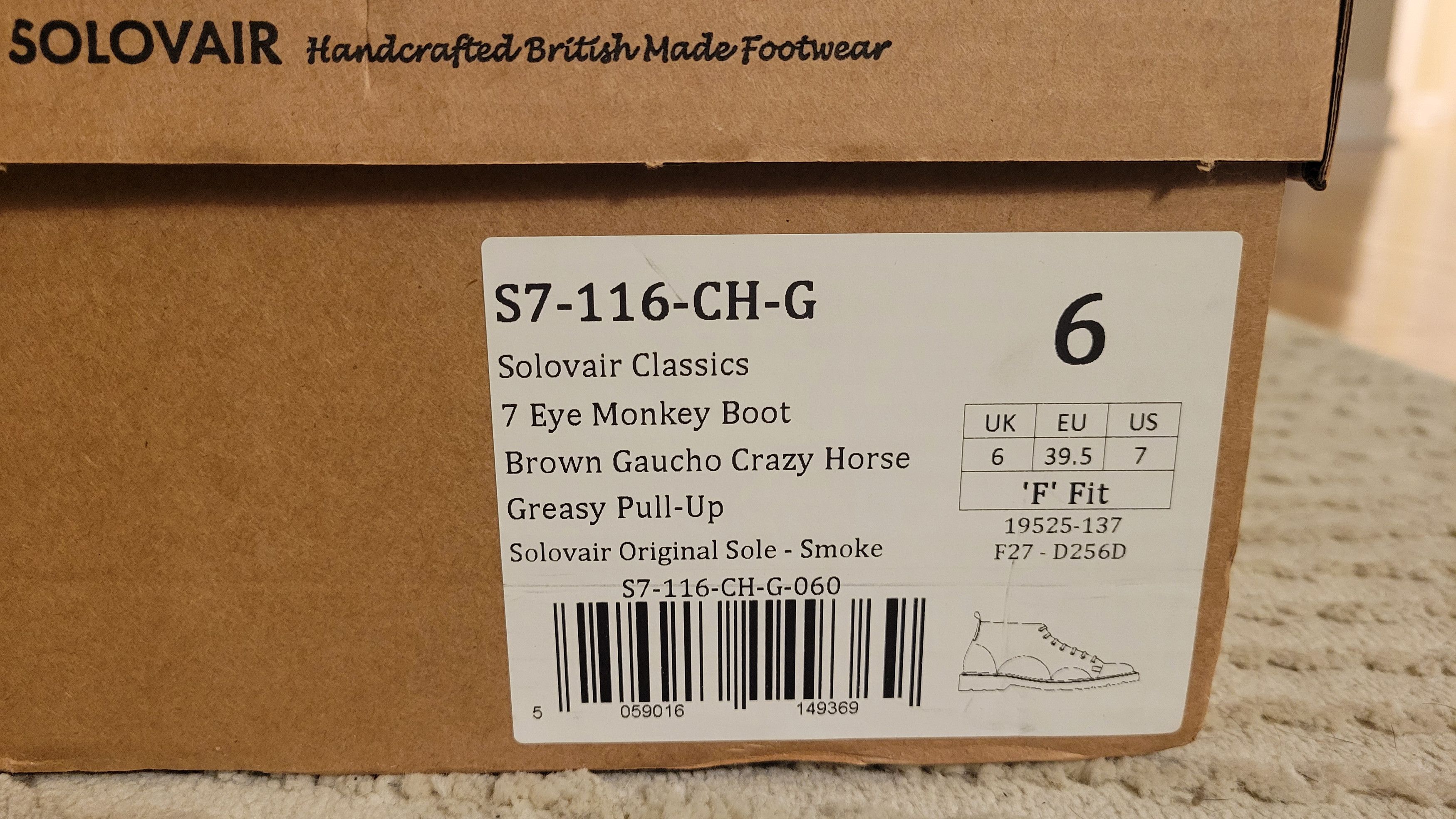 Solovair Solovair Crazy Horse Monkey Boot Size US 7 / EU 40 - 10 Thumbnail