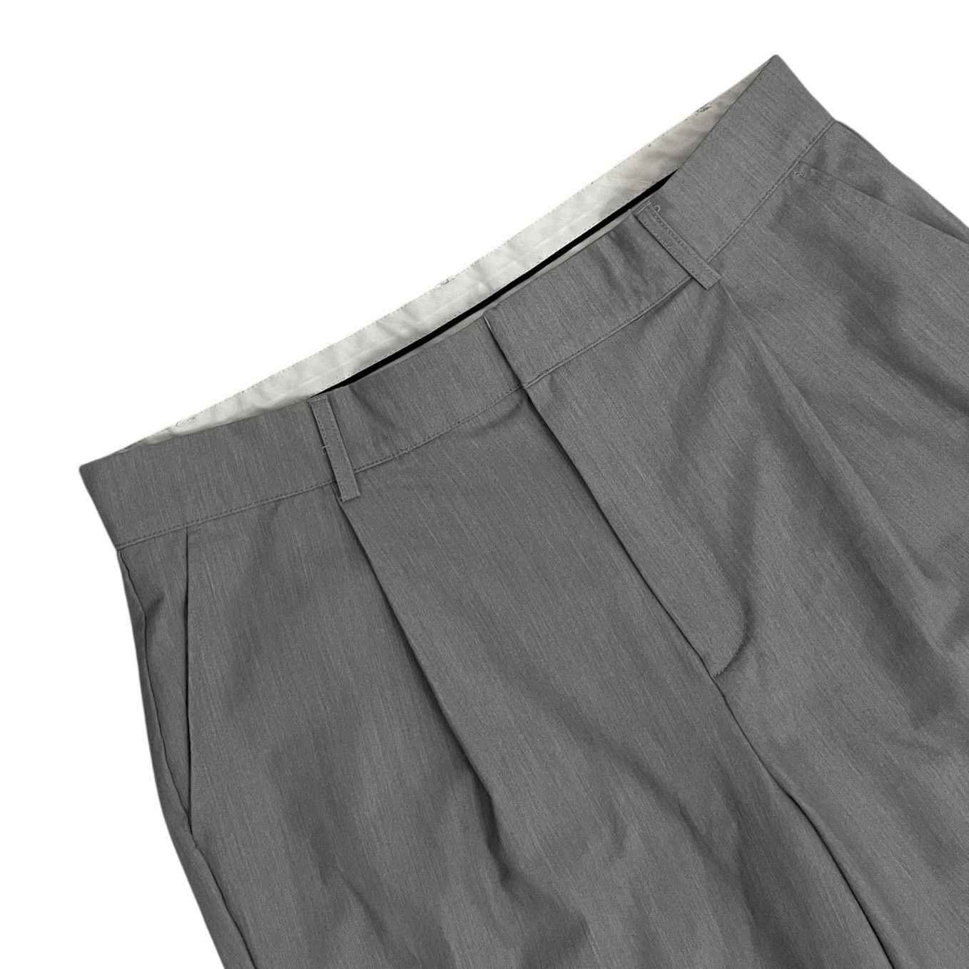 Cotton On Cotton On Grey Wide Leg High Rise Trousers Size 32" / US 10 / IT 46 - 2 Thumbnail