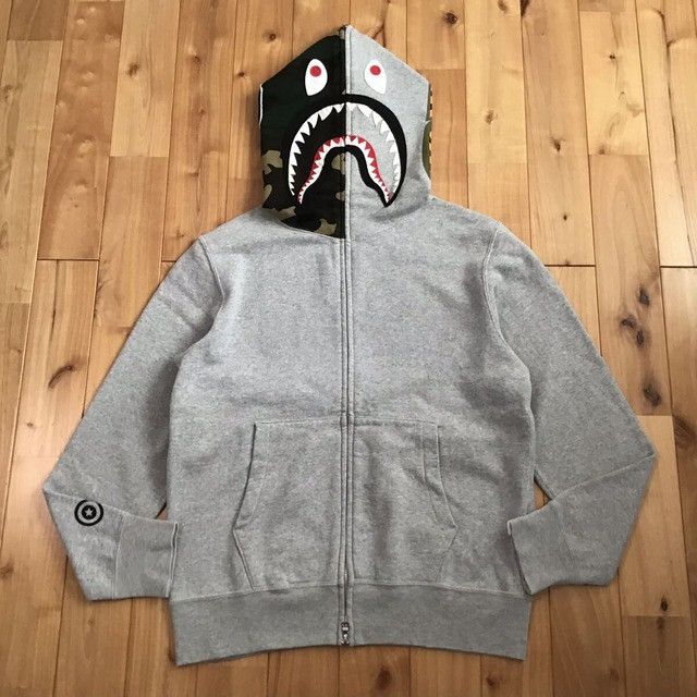 Bape × Nigo BAPE woodland camo Shark full zip hoodie a bathing ape NIGO Size US M / EU 48-50 / 2 - 1 Thumbnail