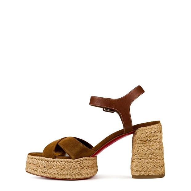 Christian Louboutin Calakala 85mm Espadrilles Size US 6 / IT 36 - 3 Thumbnail
