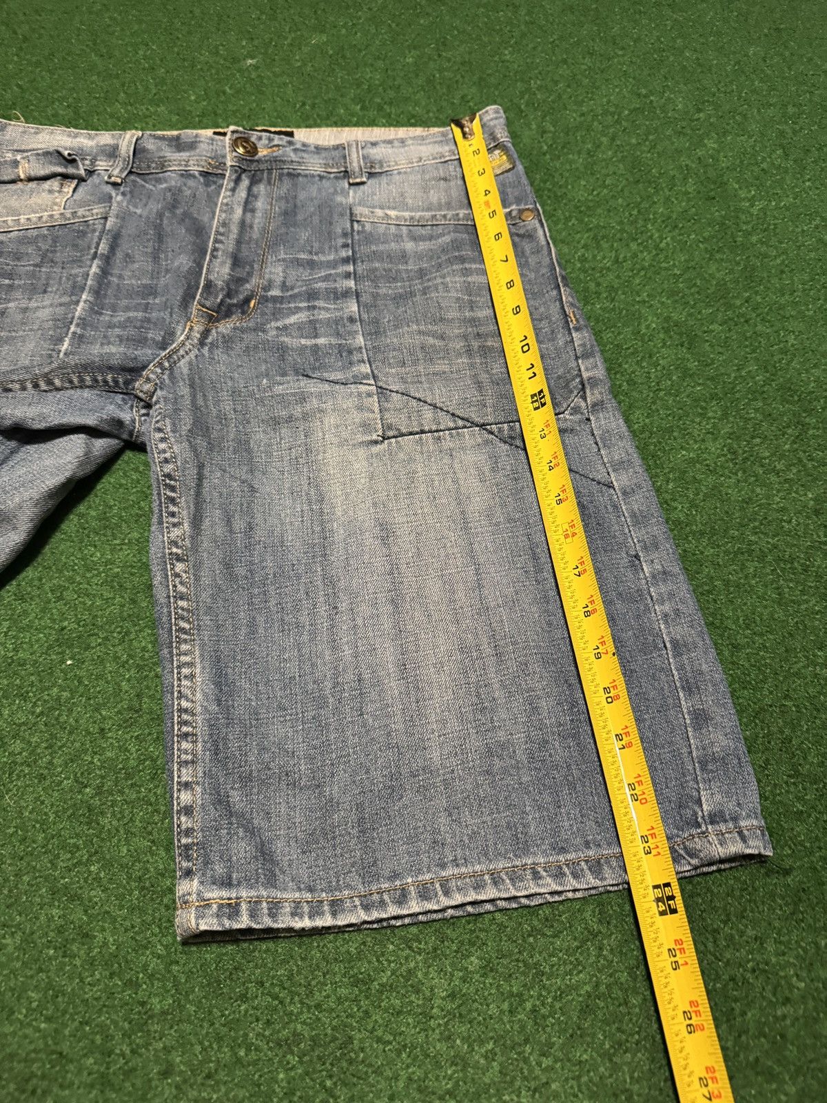 Ecko Unltd. Y2K Ecko Unltd Baggy 36 14” Hip Hop Jorts Denim Shorts Size US 36 / EU 52 - 9 Thumbnail