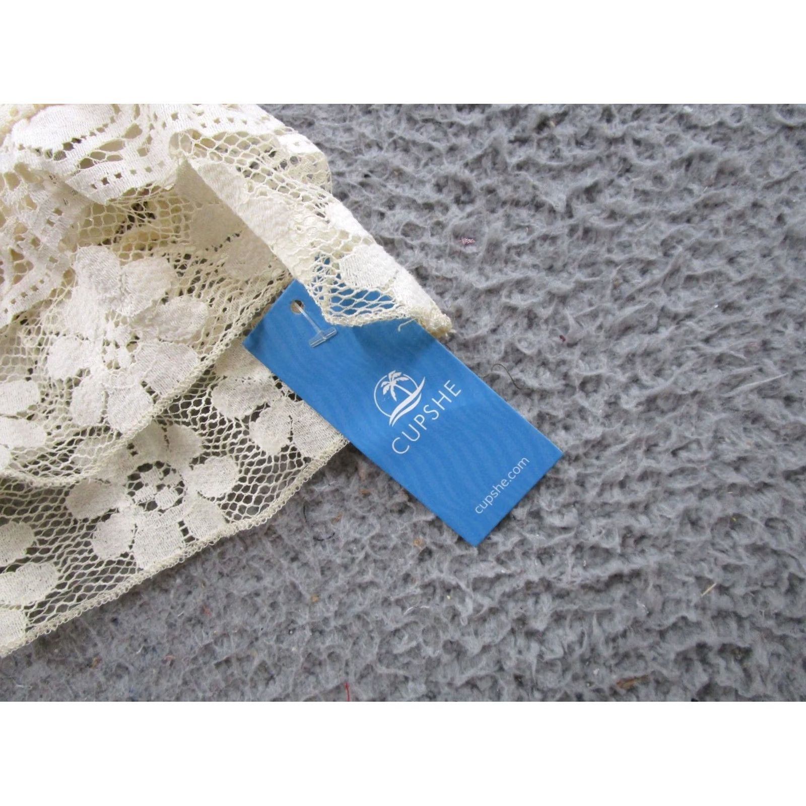 Vintage Cupshe Cover Up Beach Ivory Sleeveless Womens Size M NEW Size M / US 6-8 / IT 42-44 - 2 Thumbnail