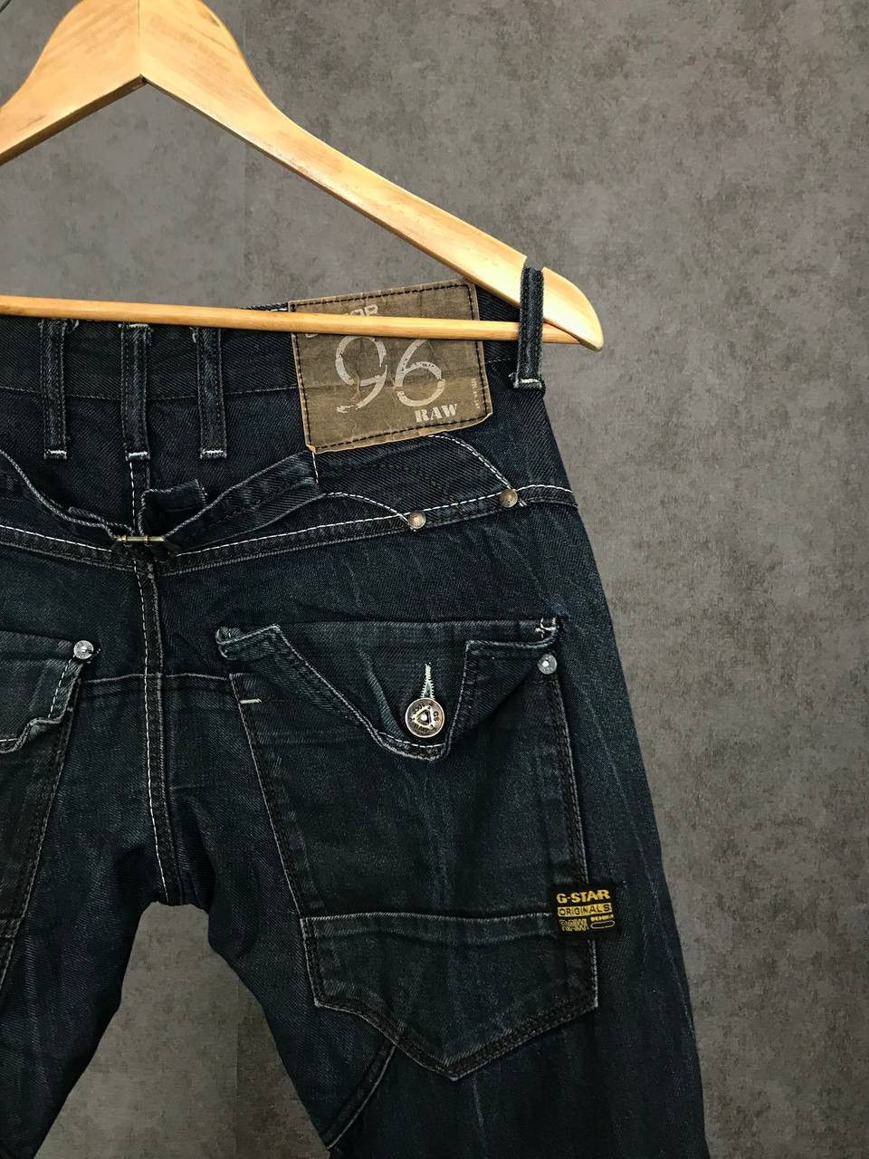 G-Star G Star Raw biker vintage jeans Size US 30 / EU 46 - 7 Thumbnail