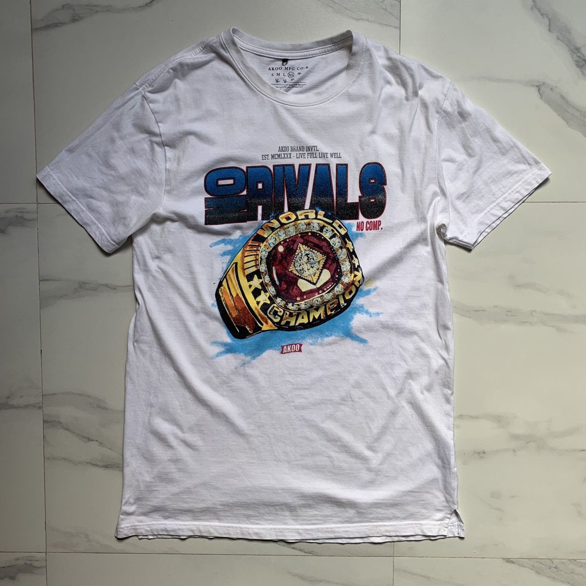 AKOO AKOO Clothing World Champions Ring T-Shirt Size US XL / EU 56 / 4 - 2 Thumbnail