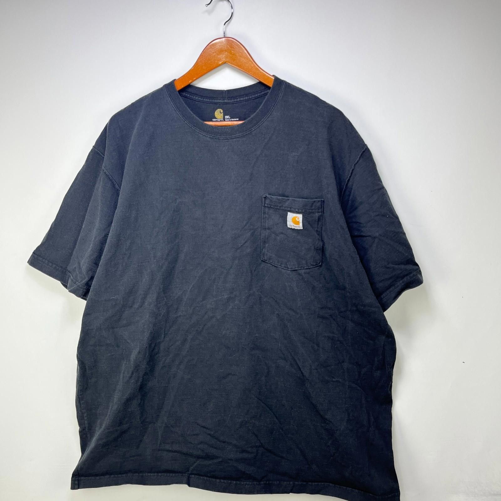 Carhartt Vintage Carhartt Sun faded Black Pocket T Shirt XL Size US XXL / EU 58 / 5 - 1 Thumbnail