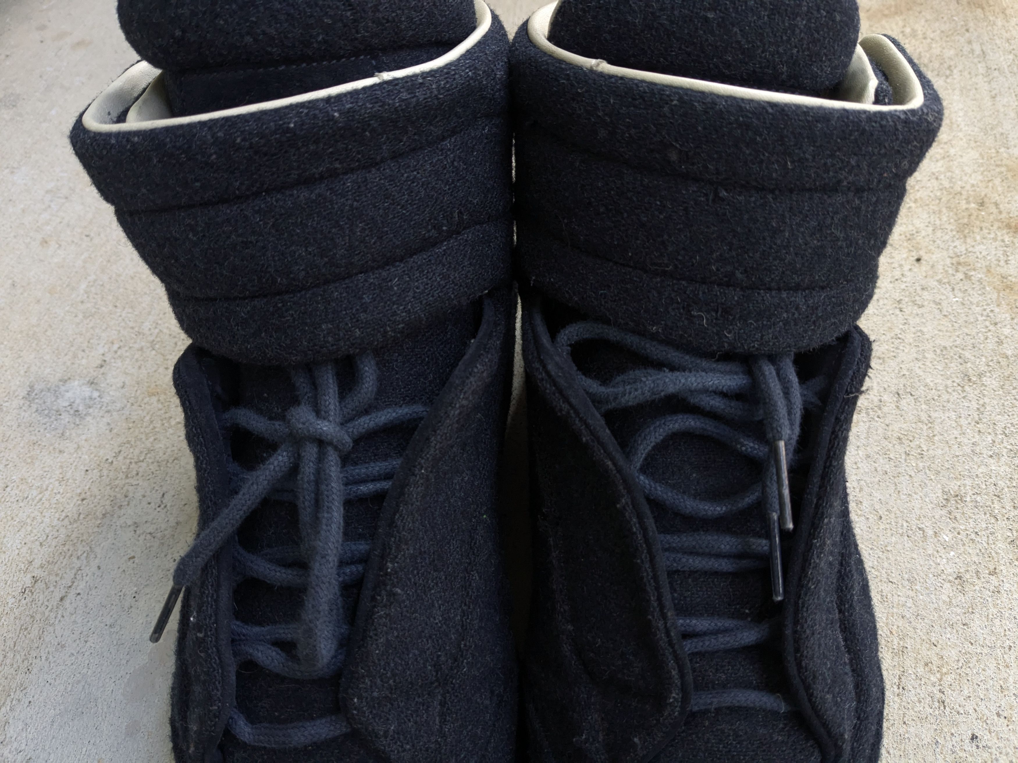 Maison Margiela Maison Margiela Future Navy Blue Wool 9 42 High Tops Size US 9 / EU 42 - 6 Thumbnail