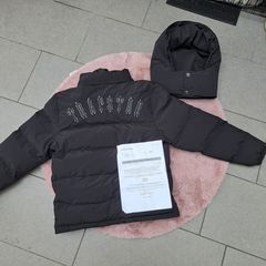Trapstar Irongate Detachable Hooded Puffer Jacket - Palestine