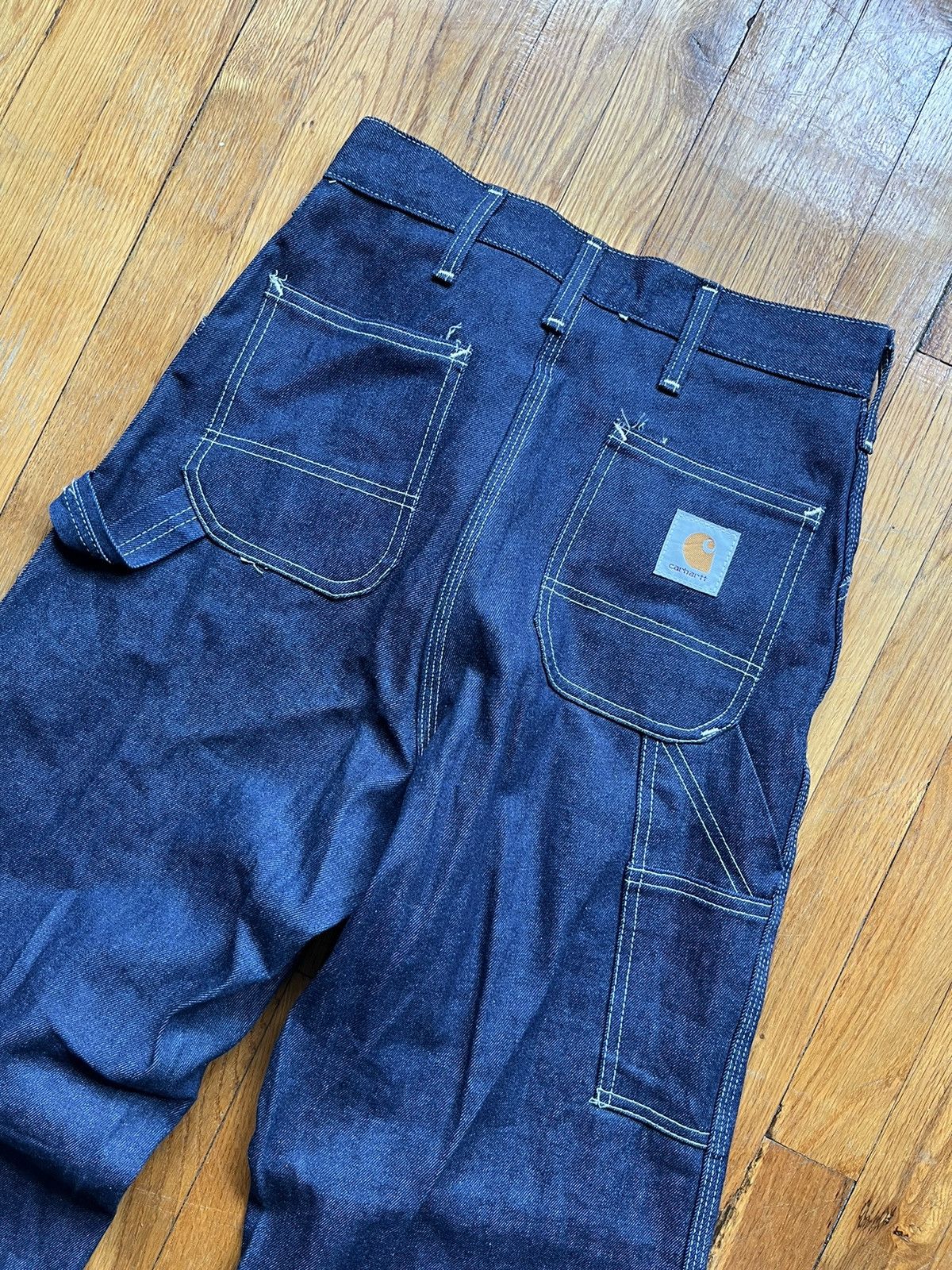 Carhartt Carhartt navy cargo jeans pants vintage baggy 29/36 men’s Size US 29 - 3 Thumbnail