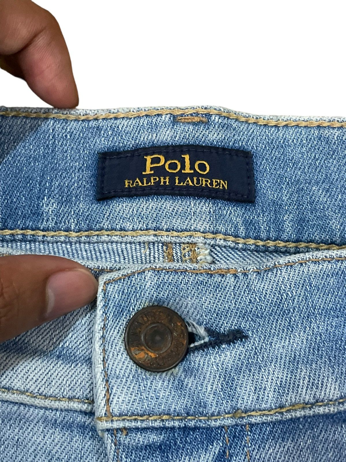Polo Ralph Lauren Polo Ralph Lauren Unisex Distressed Slim Tapered Jeans Size US 34 / EU 50 - 8 Thumbnail