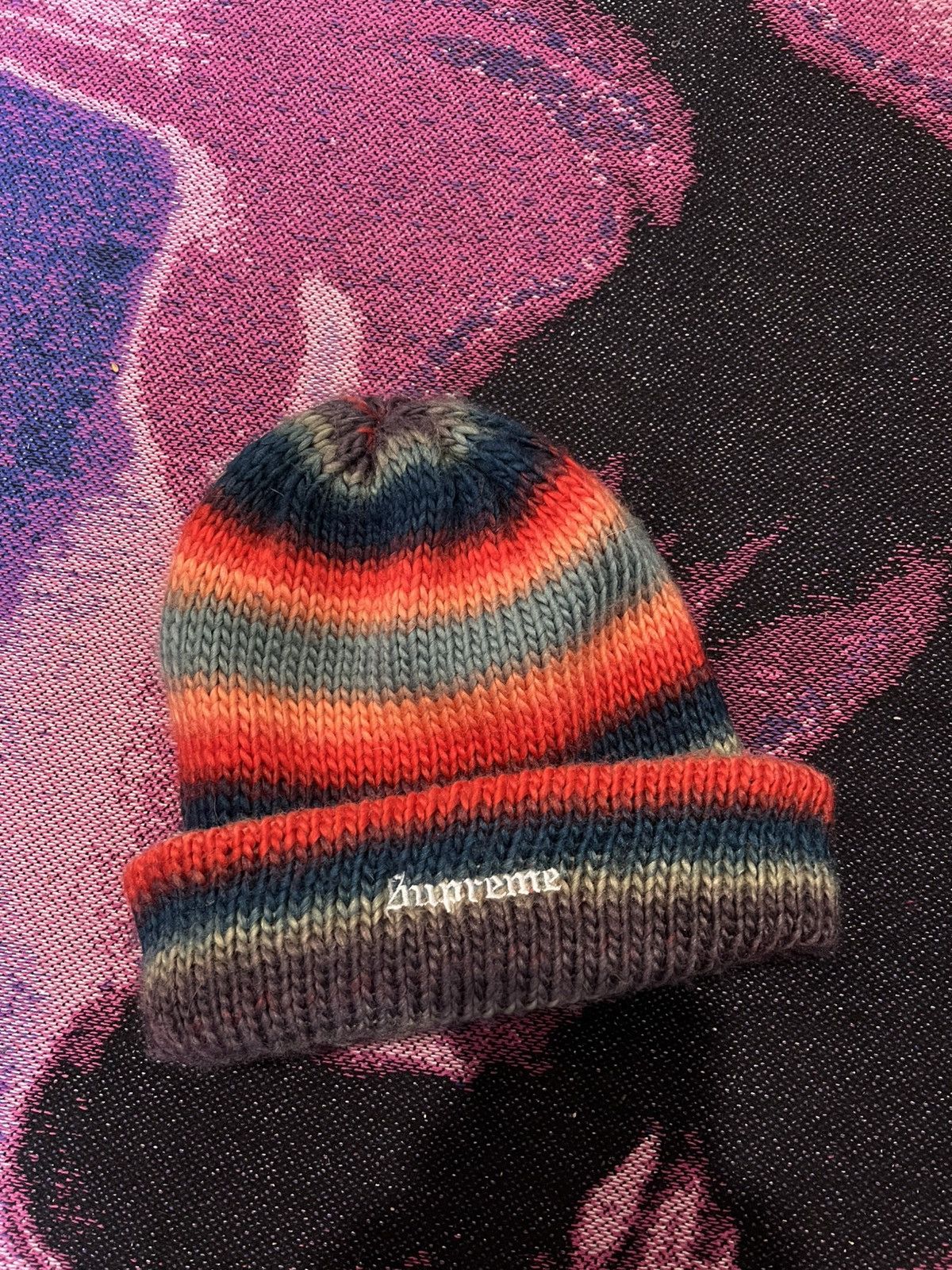 Supreme Supreme ombré stripe beanie | Grailed
