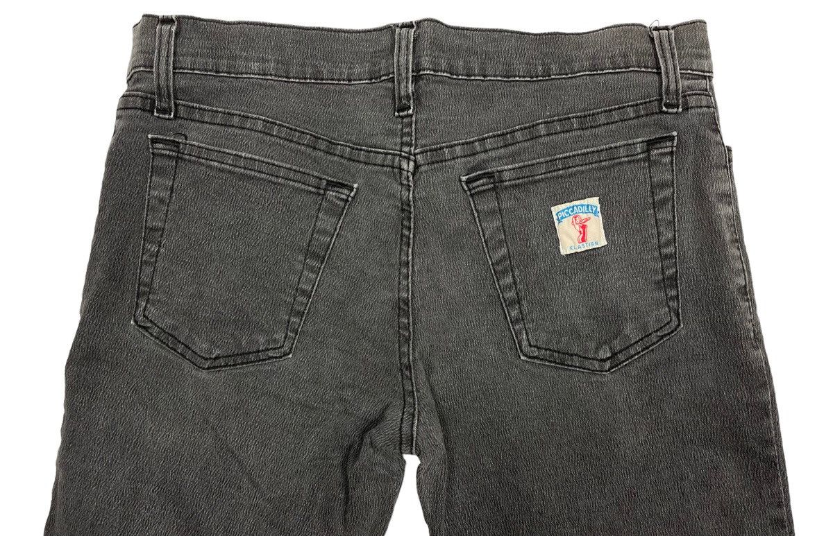 Denime × Vintage Piccadilly Paris Jeans Skinny Elastic Denim Made In France Size US 33 - 3 Thumbnail