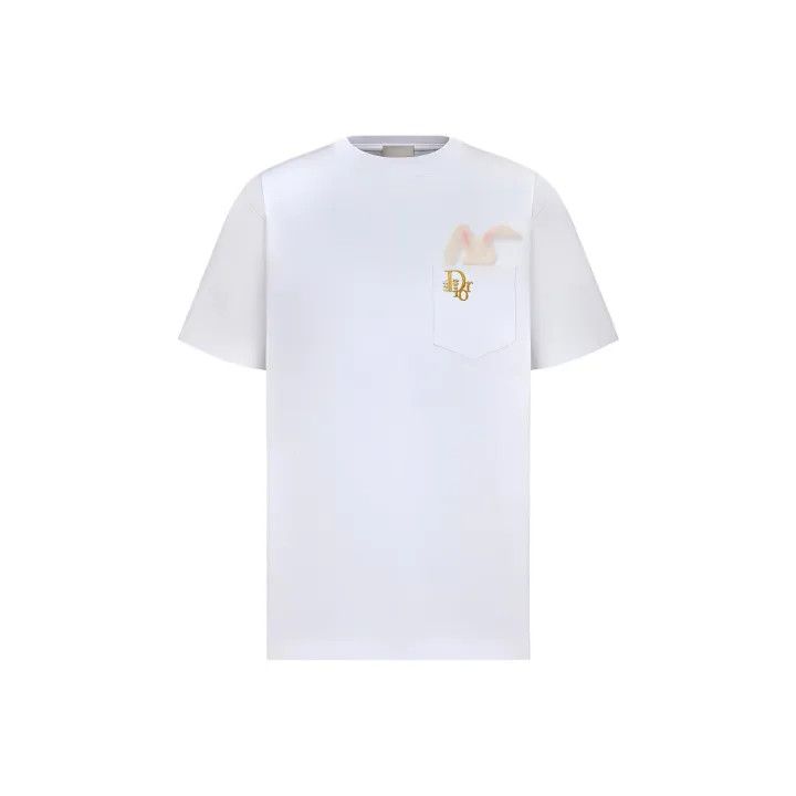 Dior Dior SS23 White Rabbit Embroidered T-Shirt 0079 Size US M / EU 48-50 / 2 - 1 Thumbnail