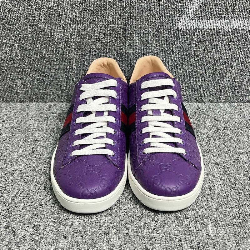 Gucci Gucci Classic Logo Leather Casual Sneakers - Size US 7.5 / EU 40-41 - 2 Thumbnail