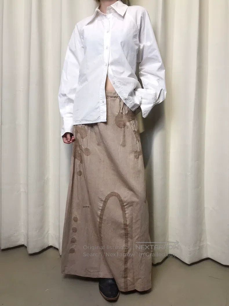 Issey Miyake Issey Miyake Forest Totem Jacquard Ruched Skirt Size M / US 6-8 / IT 42-44 - 2 Thumbnail