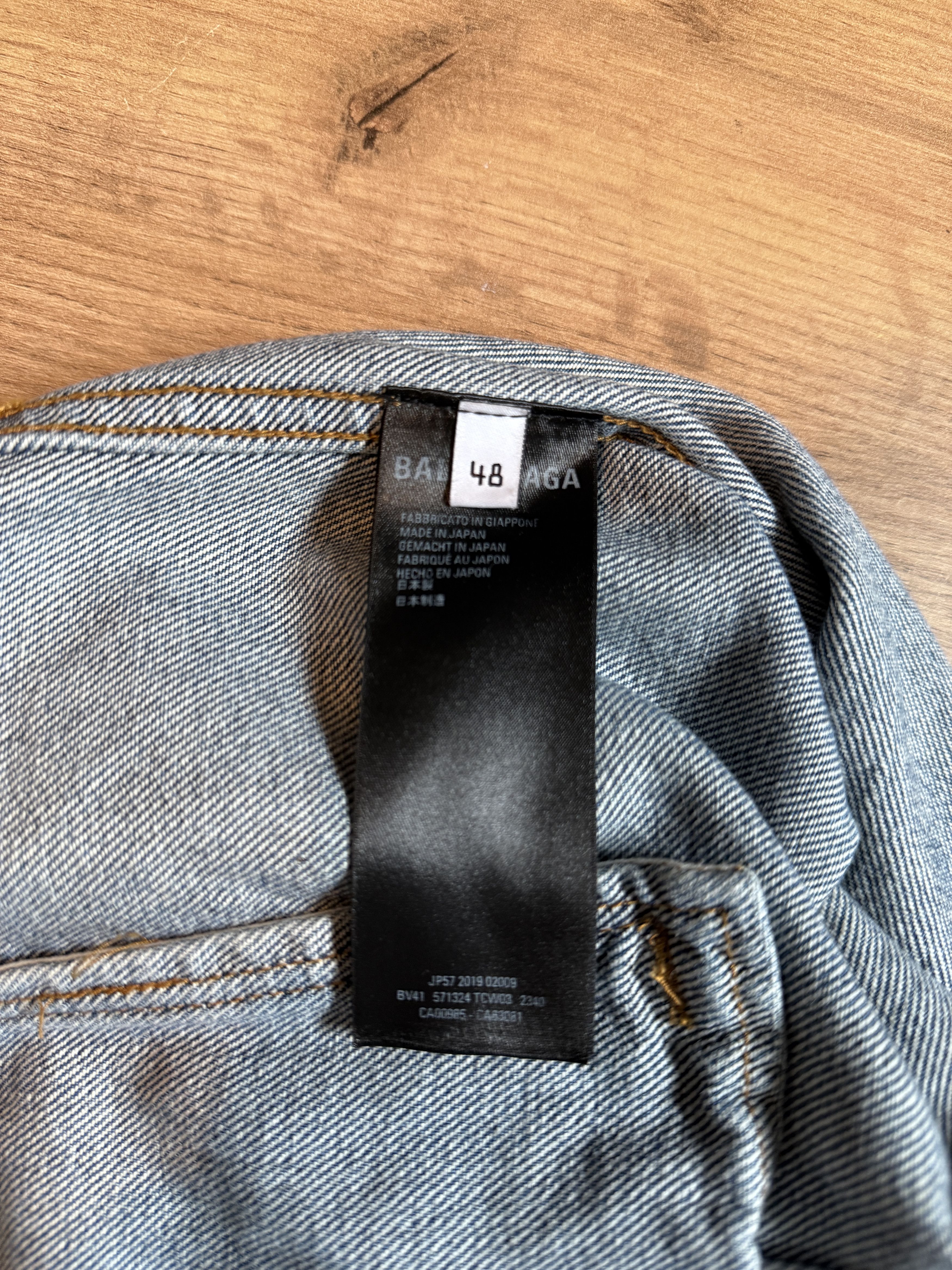 Balenciaga Balenciaga Denim Jacket – Size 48 – With Tags & Box Size US M / EU 48-50 / 2 - 3 Thumbnail