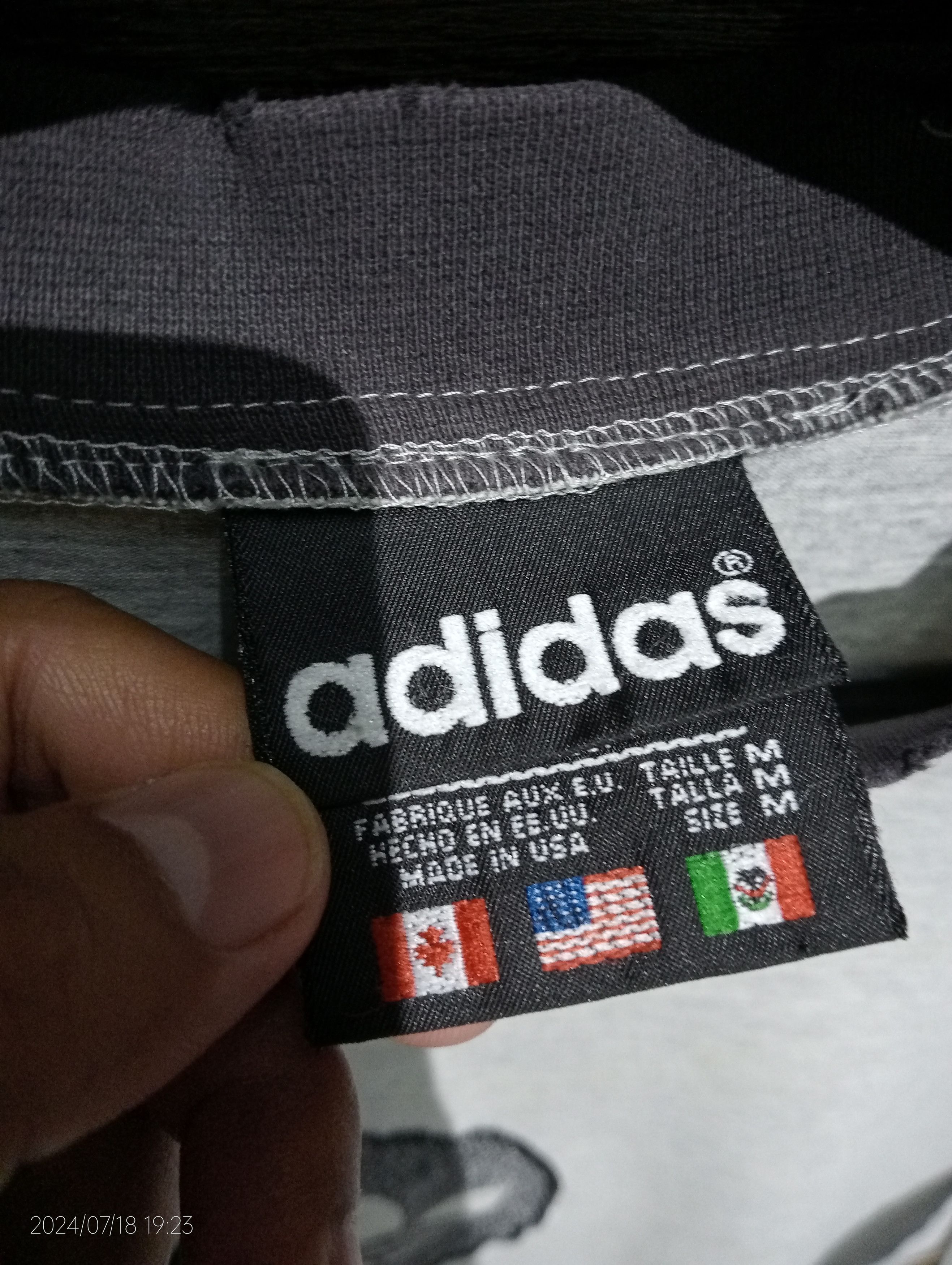 Adidas Vintage '90s Distressed Adidas Tee USA Size US M / EU 48-50 / 2 - 3 Thumbnail