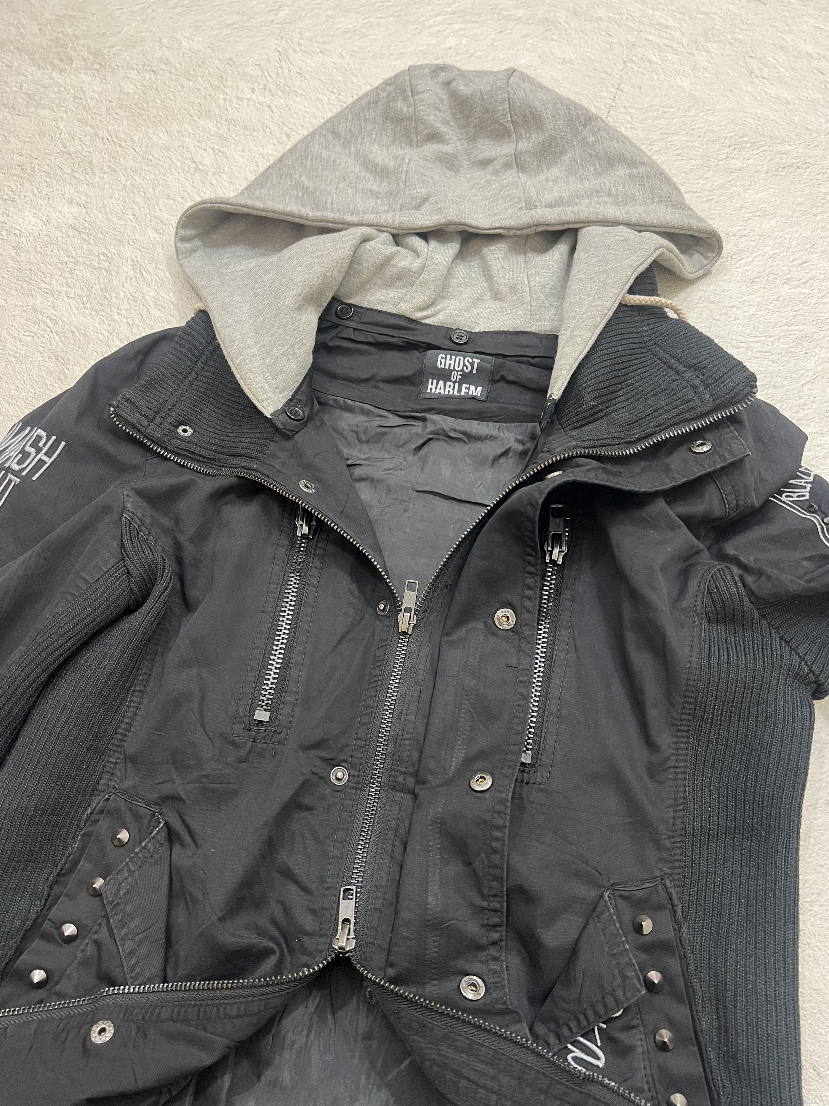 Japanese Brand 2000s Ghost of Harlem Hysteric Skull Studded y2k Lgb Ifsix Size US M / EU 48-50 / 2 - 7 Thumbnail