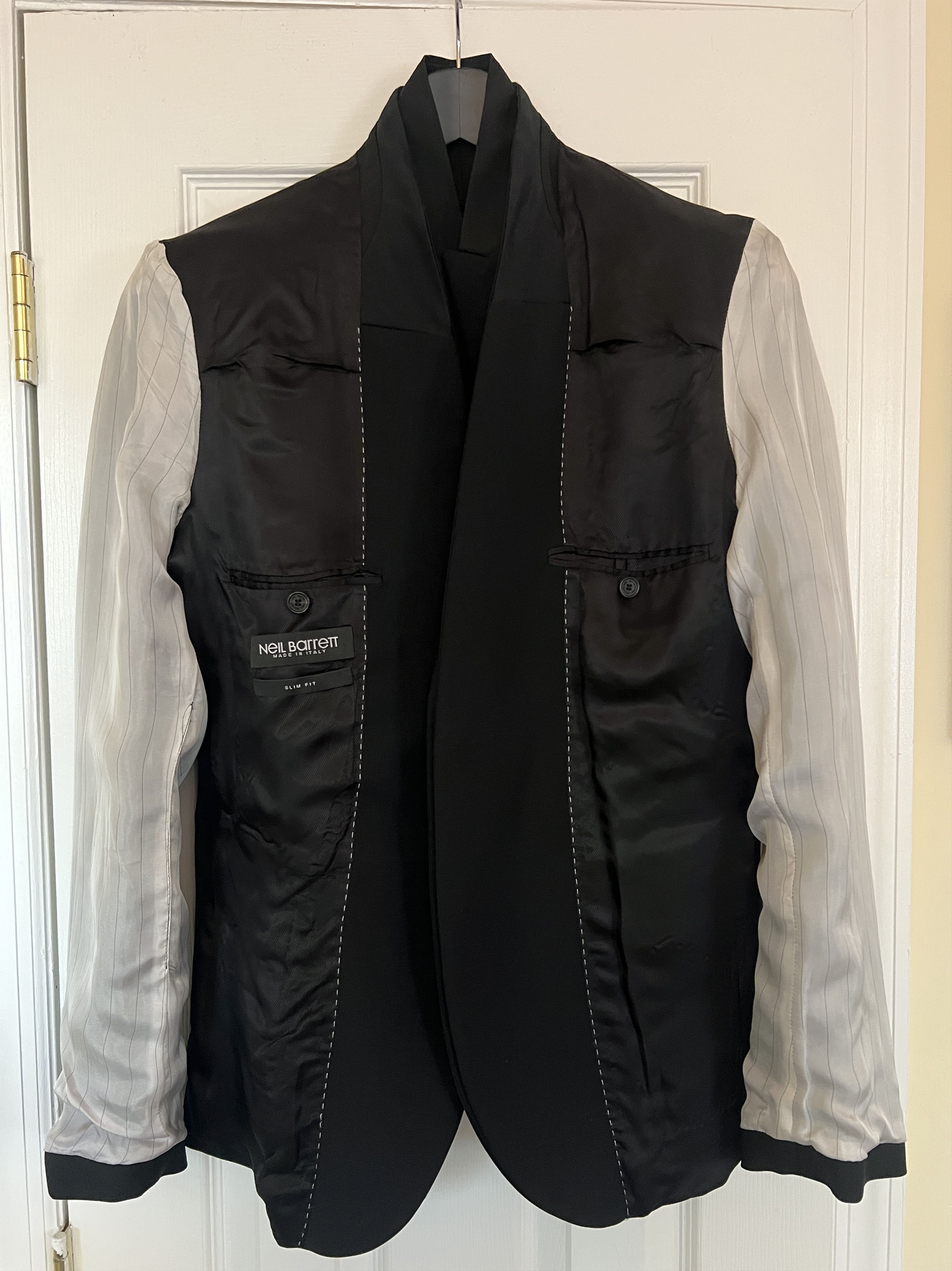 Neil Barrett 2 Button Suit W/Mock Vest Size 46S - 4 Thumbnail