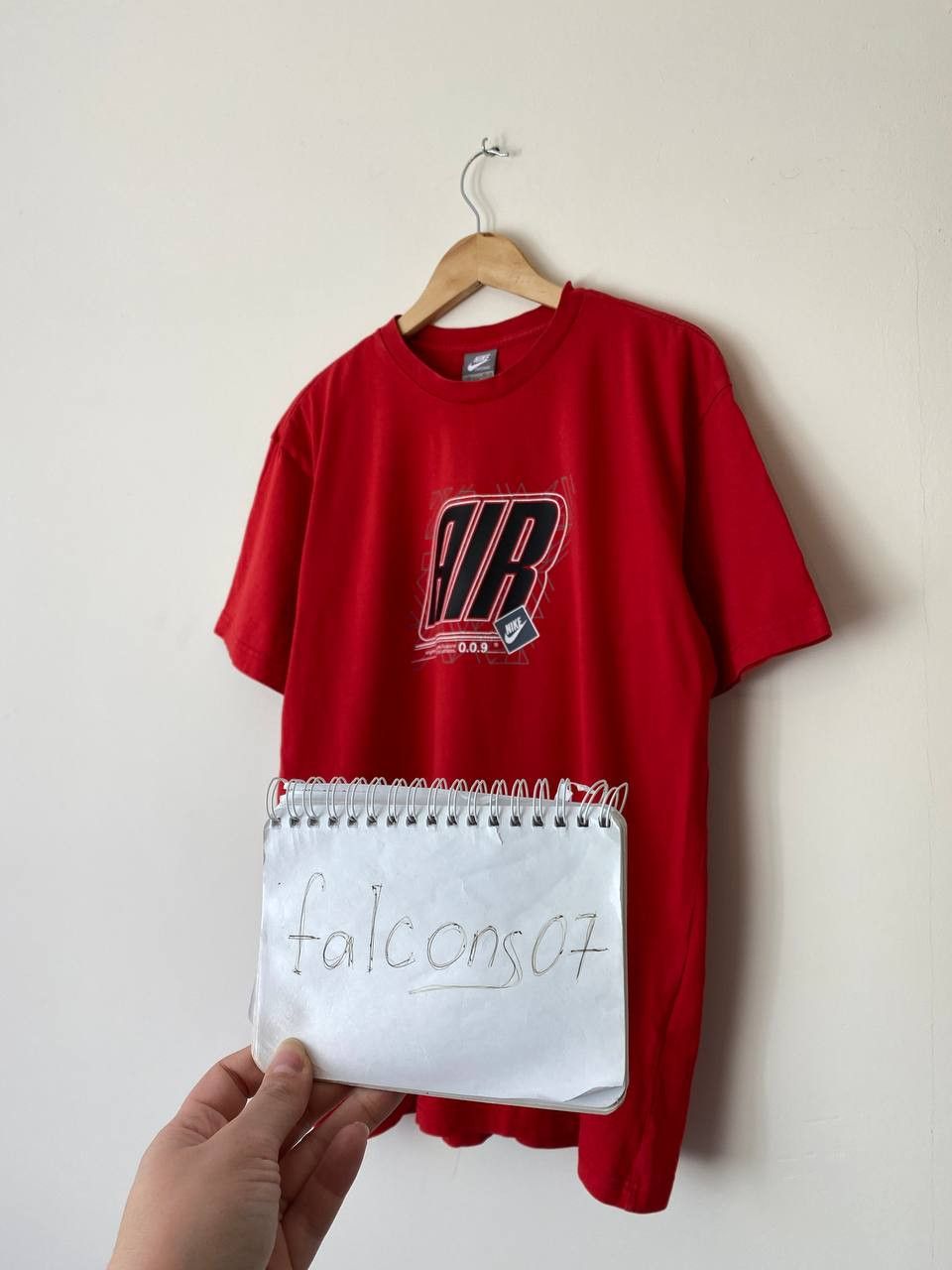 Nike × Vintage Vintage Nike Sportswear Air Big Logo T-Shirt Size US XL / EU 56 / 4 - 2 Thumbnail