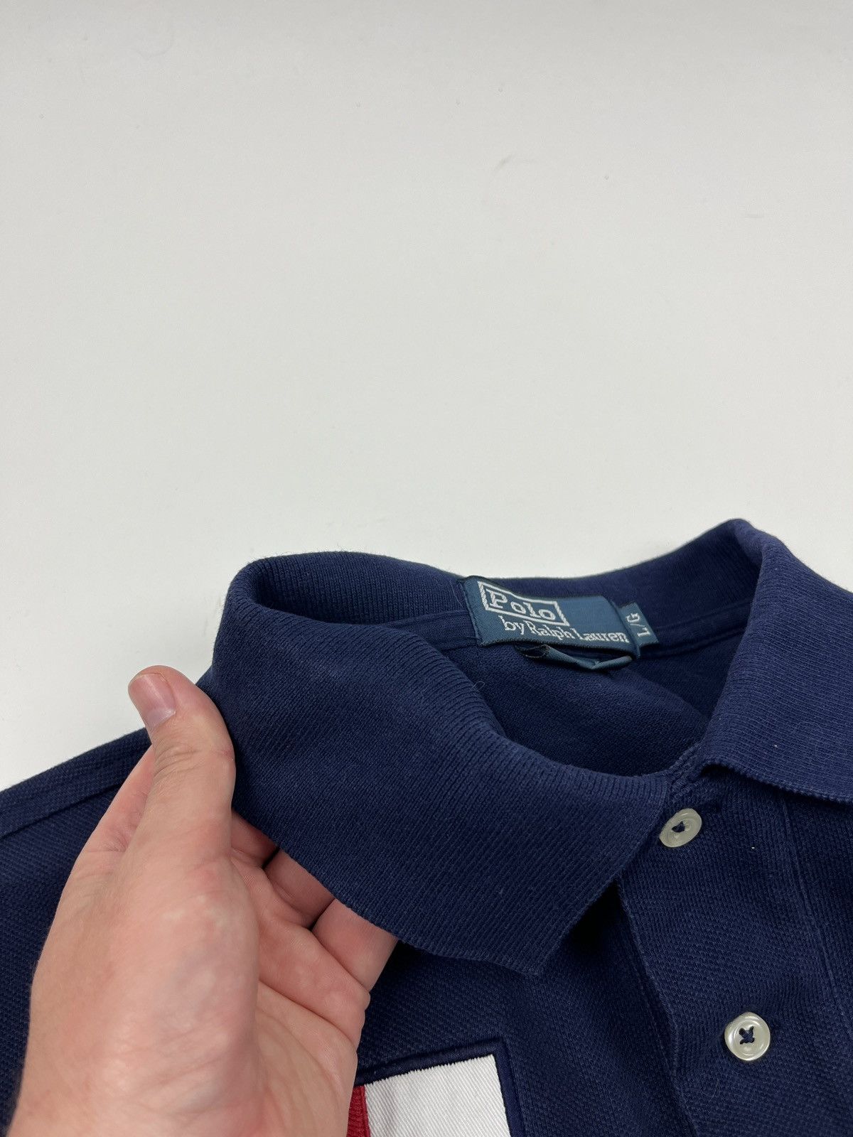 Polo Ralph Lauren Vintage🔥PRL Chief Keef England🏴󠁧󠁢󠁥󠁮󠁧󠁿 Polo Shirt Size US L / EU 52-54 / 3 - 5 Thumbnail