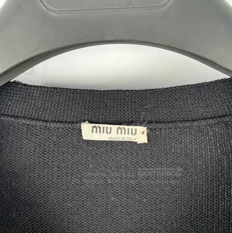 Miu Miu Miu Miu Black Cardigan for Women . Size M / US 6-8 / IT 42-44 - 6 Thumbnail