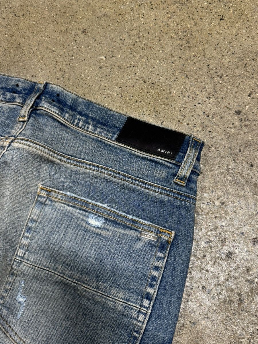 Amiri Amiri MX1 Neon Plaid Clay Indigo Jeans 1200$ Size US 33 - 5 Thumbnail