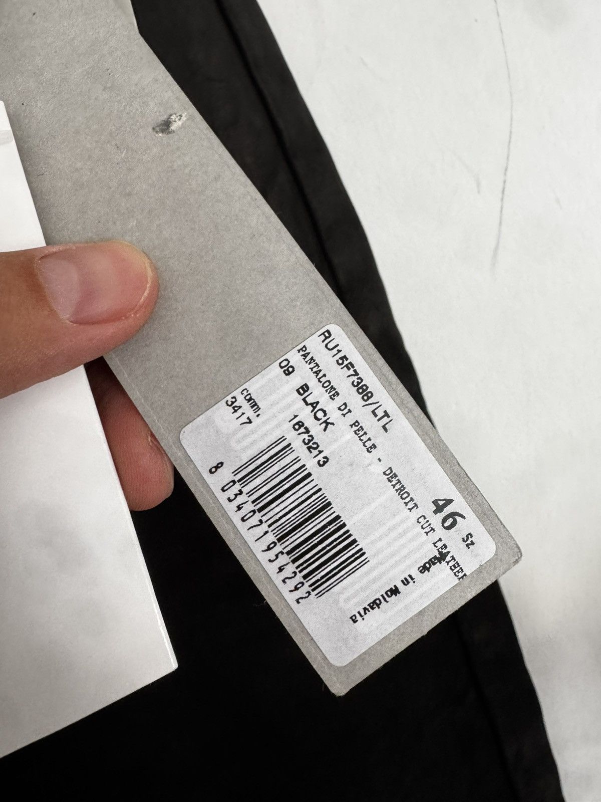 Rick Owens BNWT Sphinx FW15 Leather Pants Size US 30 / EU 46 - 3 Thumbnail
