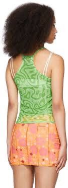 SSENSE SSENSE O-Mighty exclusive green itank top Size L / US 10 / IT 46 - 3 Thumbnail