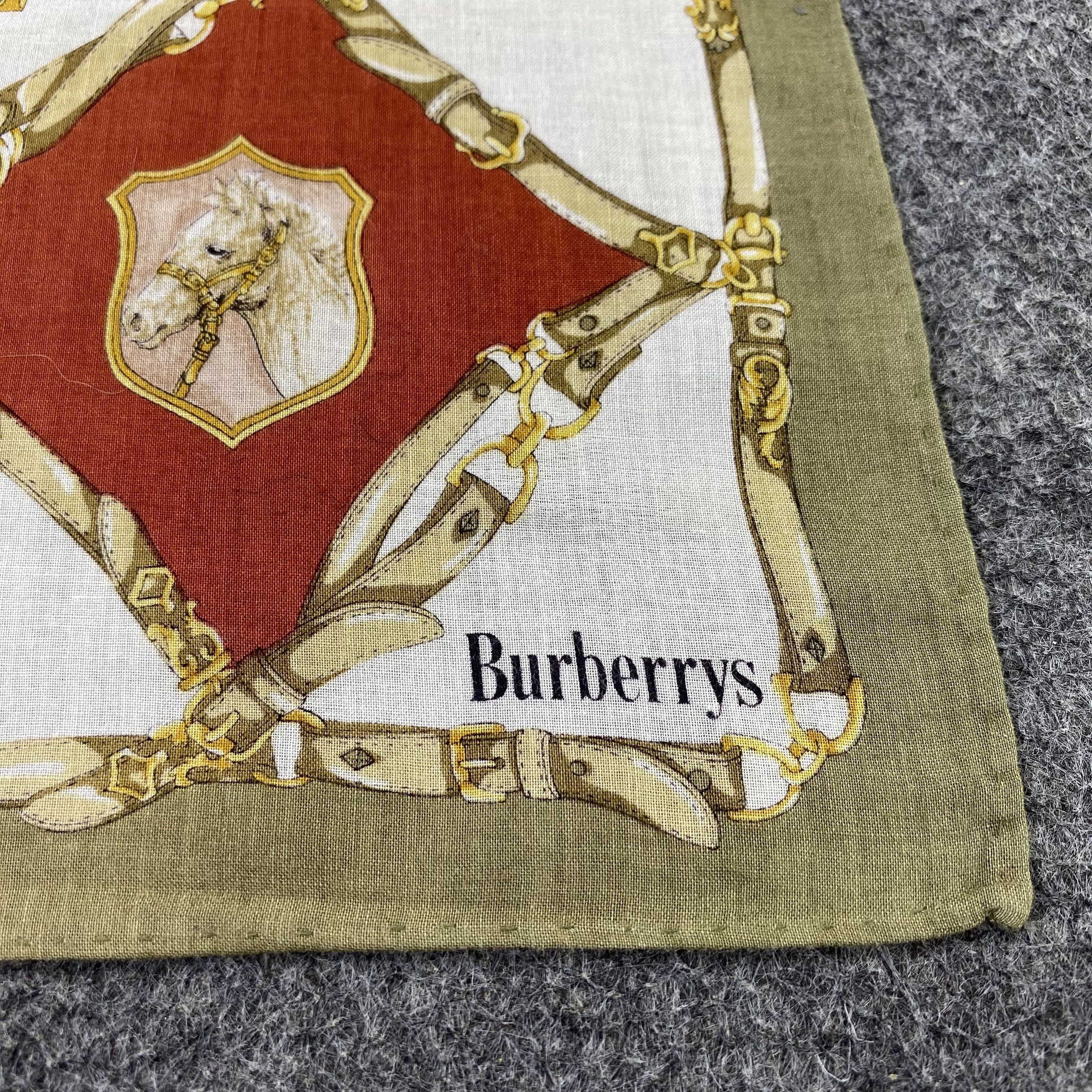 Burberry Vintage Burberrys Handkerchief / Bandana / Neckerchief-B2133 Size ONE SIZE - 7 Thumbnail