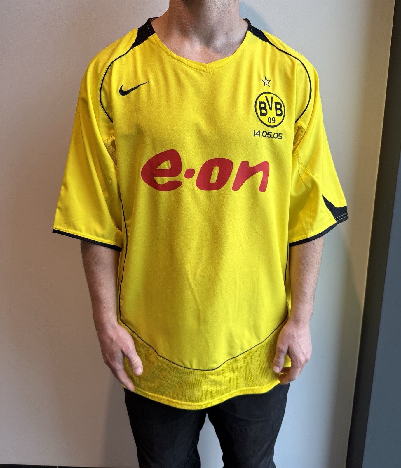 Nike Vintage Borussia Dortmund 2004 2005 Jersey Soccer Football Size US XXL / EU 58 / 5 - 4 Thumbnail