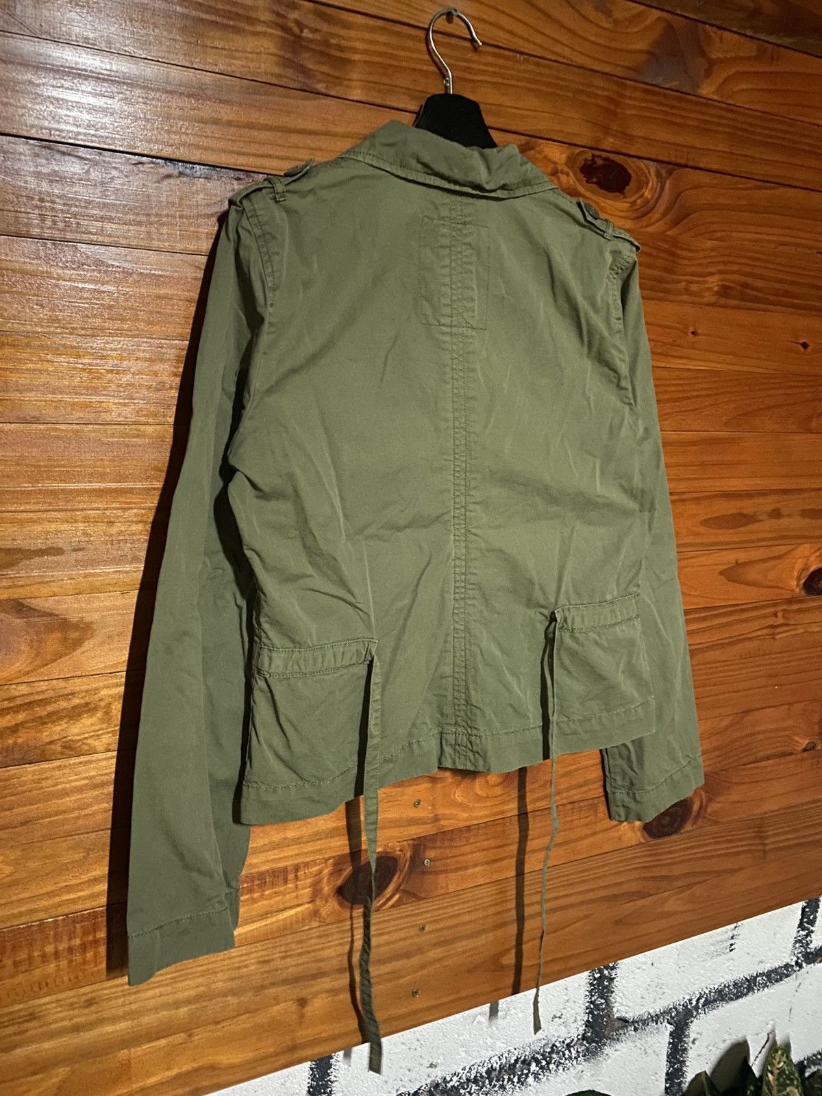 Lucky Brand Lucky Brand Olive Green Utility Jacket Military Field Style Size US S / EU 44-46 / 1 - 10 Thumbnail