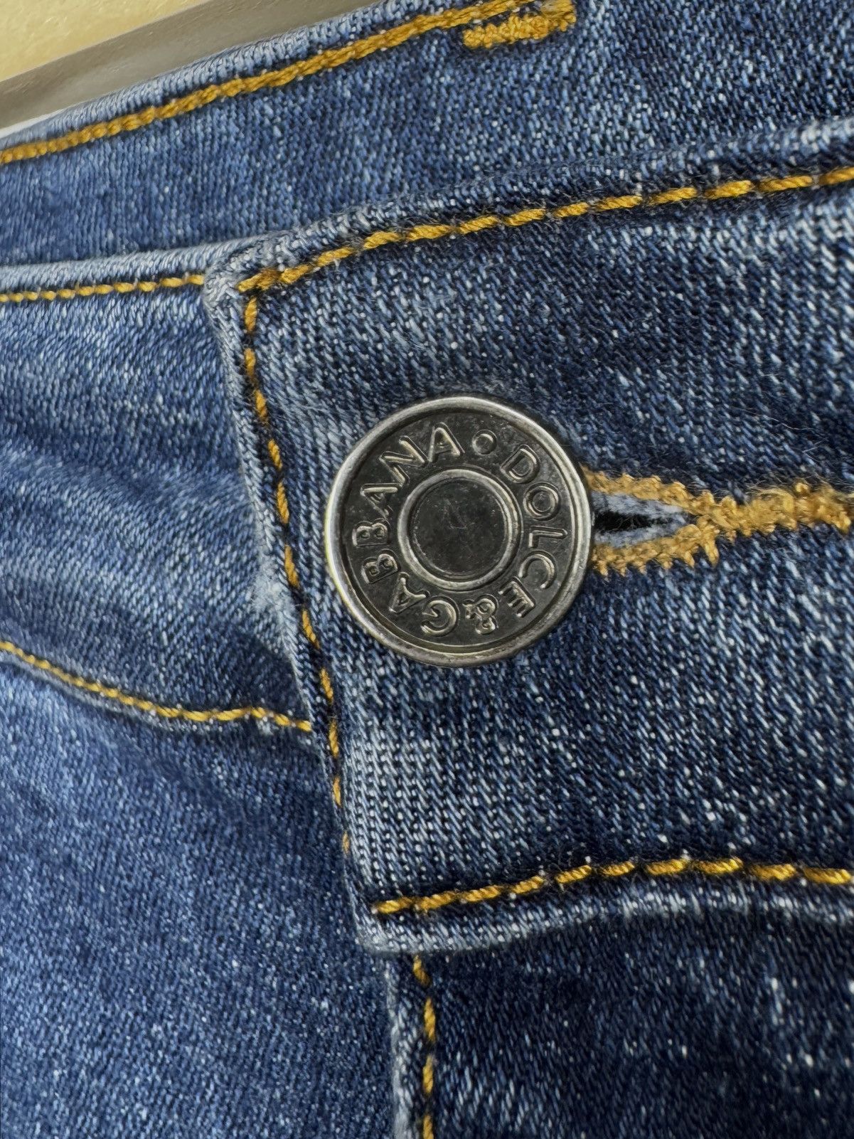 Dolce & Gabbana Dolce & Gabbana blue slim faded denim jeans pants Size US 30 / EU 46 - 5 Thumbnail