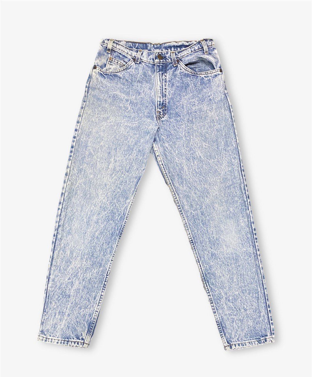 Levi's Vintage 80s Levis 515 Acid Wash Tapered Jeans Size US 32 / EU 48 - 2 Thumbnail