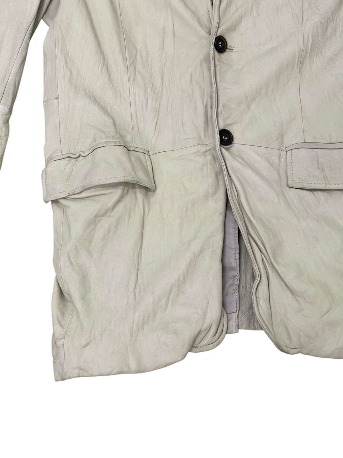 Japanese Brand Sheepskin Leather Scoopman Button Jacket Slim Fit 6🟩6 Size US M / EU 48-50 / 2 - 7 Thumbnail