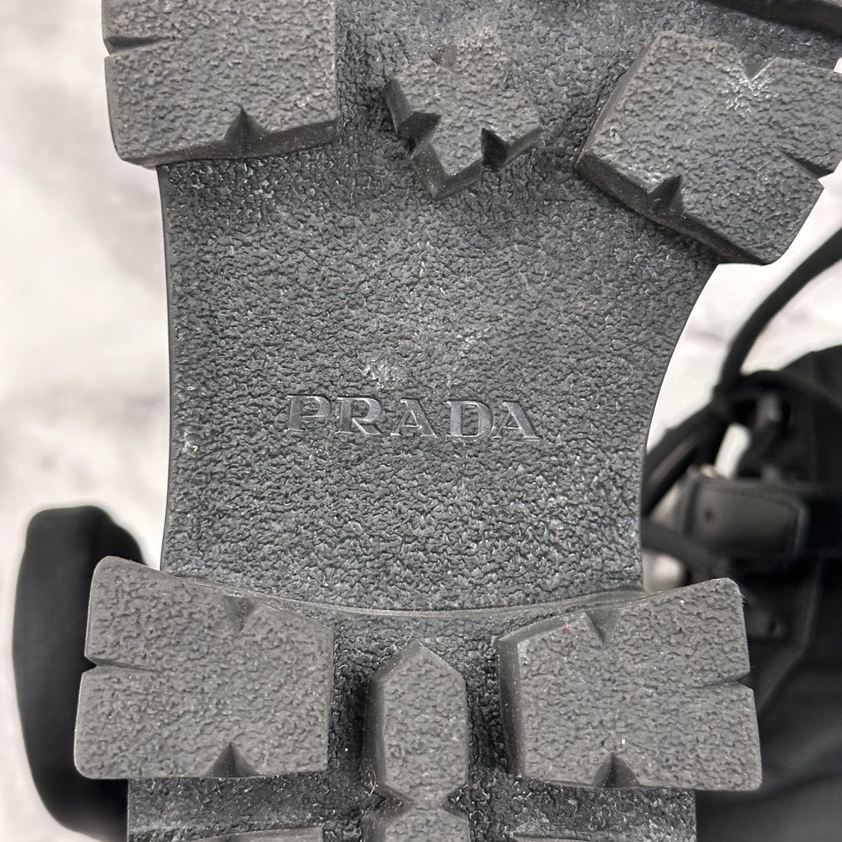Prada PRADA MONOLITH RE-NYLON COMBAT BOOTS SIZE 40 Size US 10 / IT 40 - 10 Thumbnail