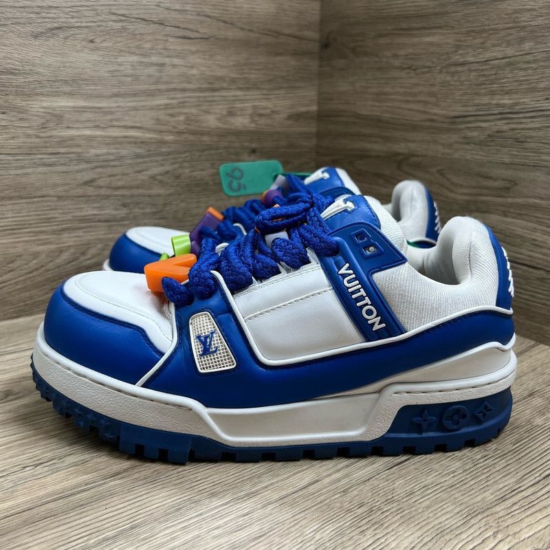 Louis Vuitton Louis Vuitton Trainer Maxi Low-Top Fashion Sneakers -2508 Size US 8 / EU 41 - 1 Thumbnail