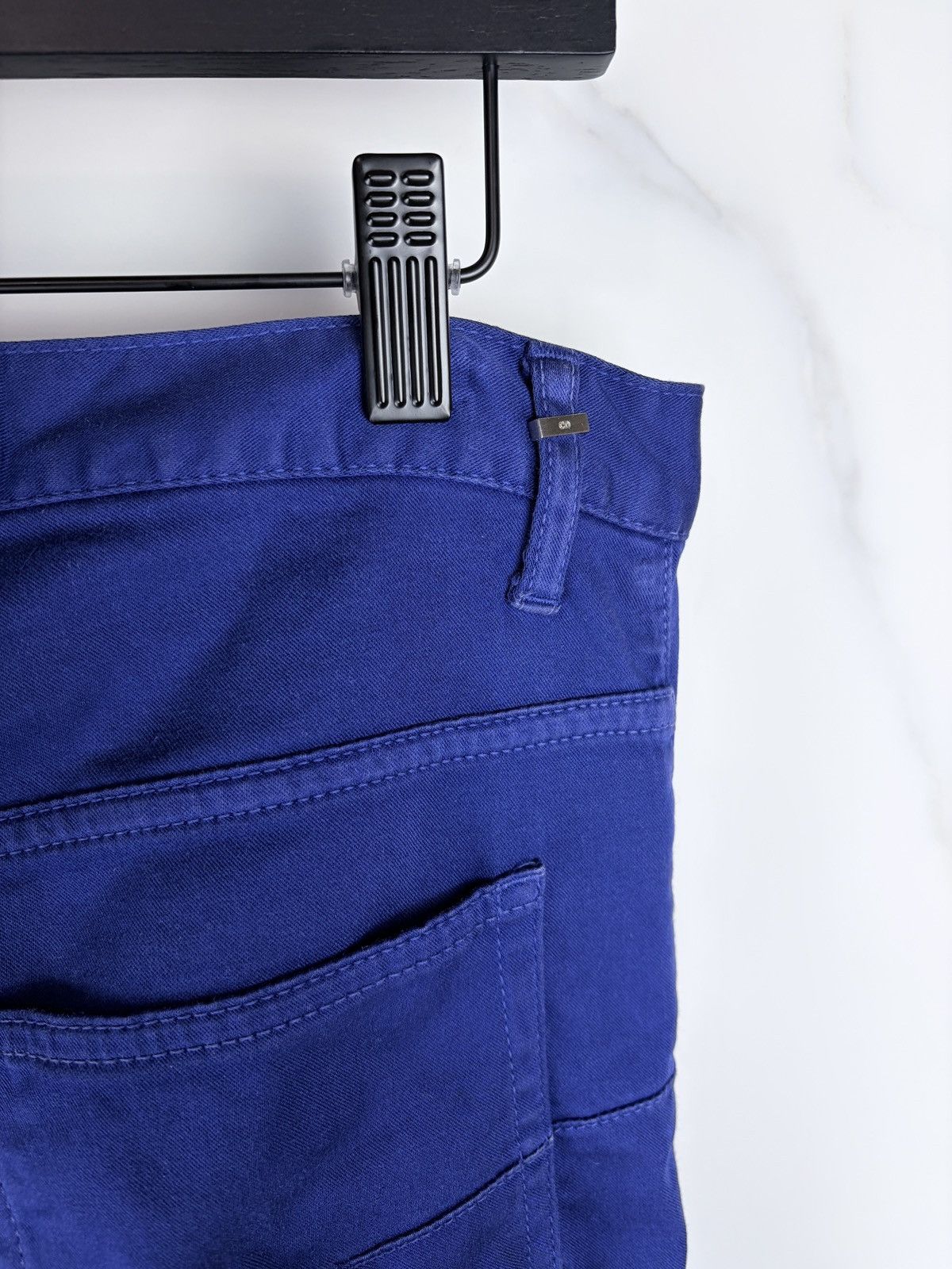 Dior SS09 Dior Homme Planisphere Blue Stretch Cotton Jeans Size US 30 / EU 46 - 5 Thumbnail