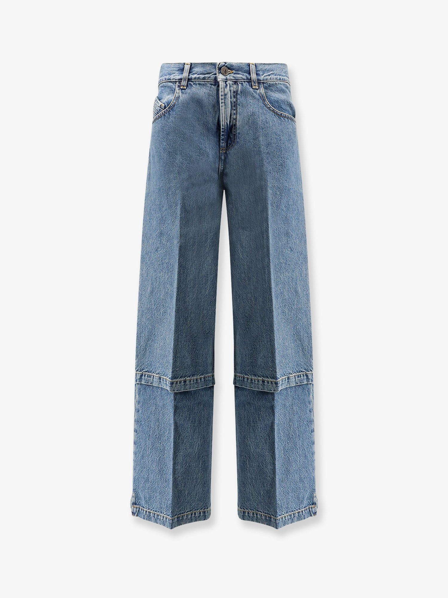 The Attico Jeans With Logo Embroidery Size 26" / US 2 / IT 38 - 1 Thumbnail