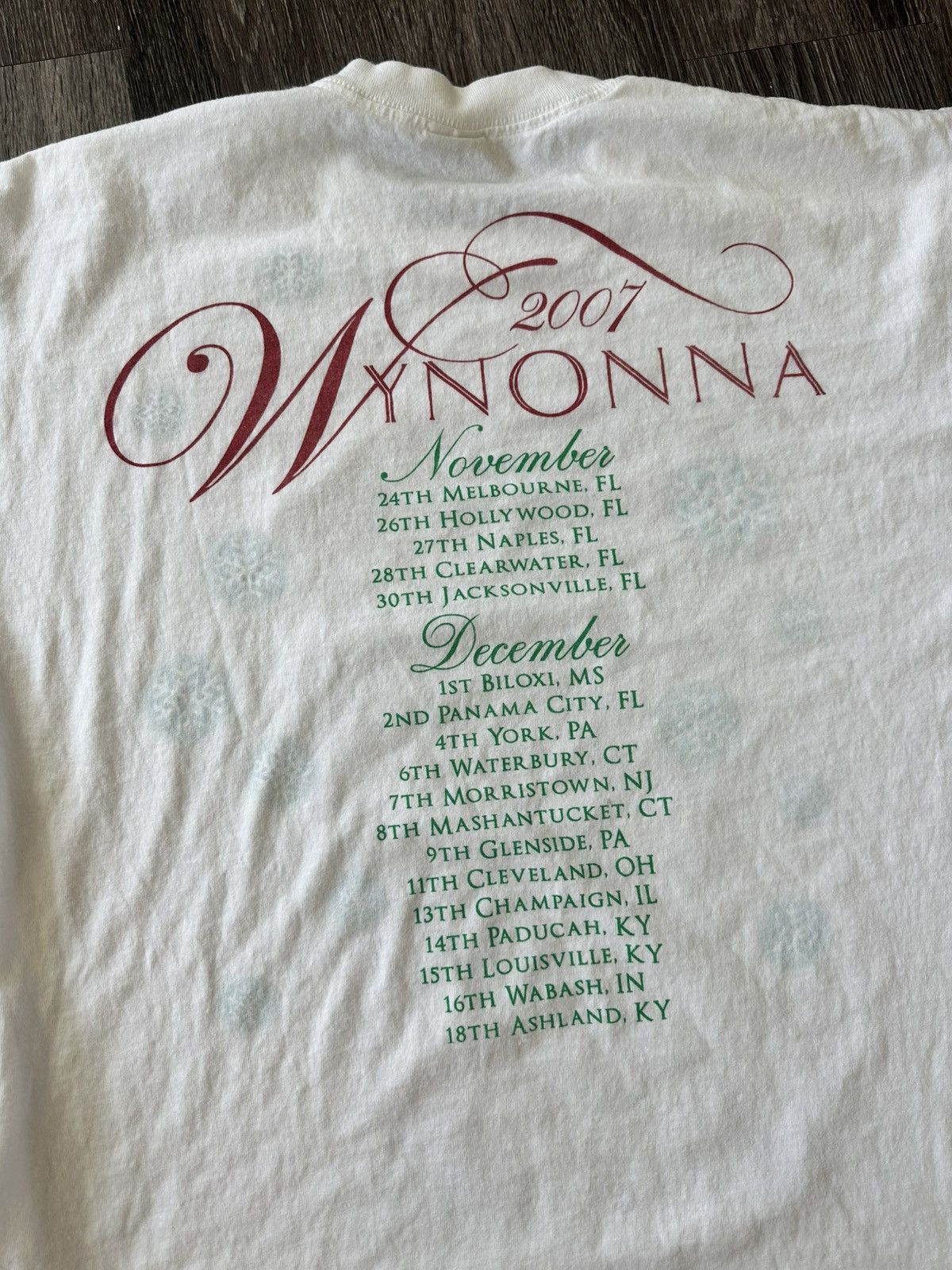 Vintage Wynonna Judd 2007 Christmas Vintage Tee Size US XL / EU 56 / 4 - 3 Thumbnail